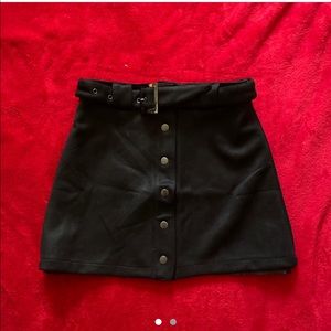 Y&R Belted Mini Skirt